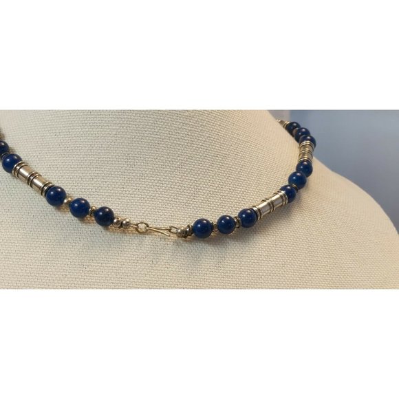 New 17" Choker Necklace Silvertone and color beads choose your color - Picture 10 of 10